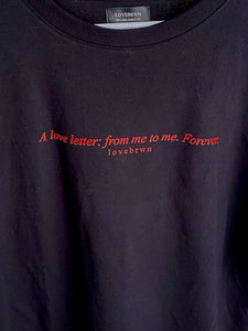 Love Letter Tee (black)