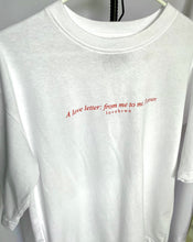 Load image into Gallery viewer, Love Letter Tee (white)
